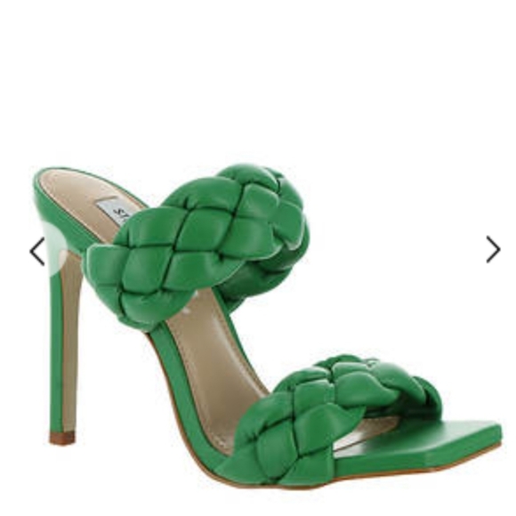 Steve Madden Shoes - Steve Madden Kenley Woven Sandals Green -7